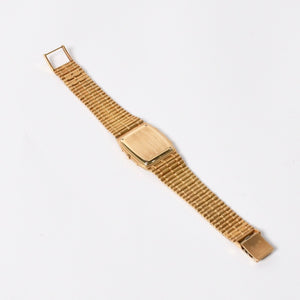 AUDEMARS PIGUET Audemars Piguet BAMBOO watch 14644BA Weight approx. 85.55g 18KYG 11P diamond Manual winding Gold dial Good condition Used 4a004651