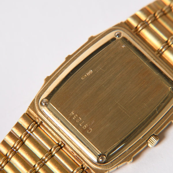 AUDEMARS PIGUET Audemars Piguet BAMBOO watch 14644BA Weight approx. 85.55g 18KYG 11P diamond Manual winding Gold dial Good condition Used 4a004651