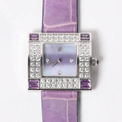 AUDEMARS PIGUET オーデマ ピゲ Myriade ミリヤード 腕時計 67455BC.ZU.A068MR.01 重量約45.60g QZ 18KWG シェル文字盤 美品 中古 4a004653