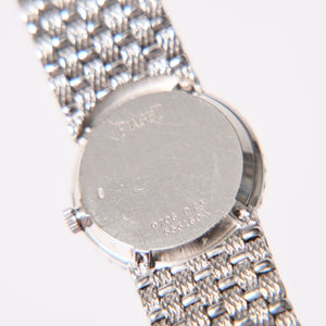 PIAGET ピアジェ TRADITION トラディション 腕時計 9706 D 23 重量約67.49g 18KWG 手巻き ダイヤモンド ジェイド文字盤 美品 中古 4a004447