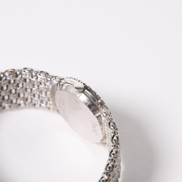 PIAGET ピアジェ TRADITION トラディション 腕時計 9706 D 23 重量約67.49g 18KWG 手巻き ダイヤモンド ジェイド文字盤 美品 中古 4a004447