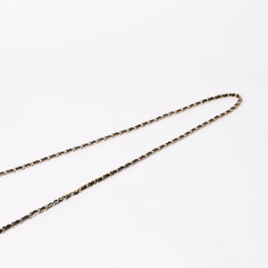 New and unused CHANEL Mini Matelasse Chain Shoulder Bag Coco Mark Random Number Black Gold Hardware Cotton Used 4a005042