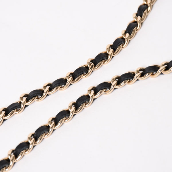 New and unused CHANEL Mini Matelasse Chain Shoulder Bag Coco Mark Random Number Black Gold Hardware Cotton Used 4a005042