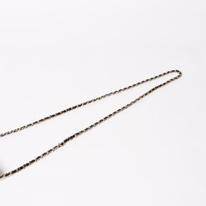 New and unused CHANEL Mini Matelasse Chain Shoulder Bag Coco Mark Random Number Black Gold Hardware Cotton Used 4a005083