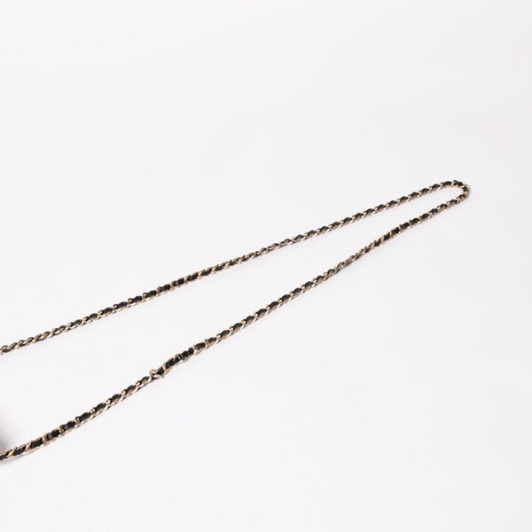 New and unused CHANEL Mini Matelasse Chain Shoulder Bag Coco Mark Random Number Black Gold Hardware Cotton Used 4a005083