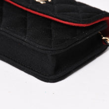 Load image into Gallery viewer, 新品未使用品 CHANEL シャネル ミニマトラッセ チェーンショルダーバッグ ココマーク ランダム番台 ブラック ゴールド金具 コットン 中古 4a005083