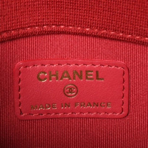 New and unused CHANEL Mini Matelasse Chain Shoulder Bag Coco Mark Random Number Black Gold Hardware Cotton Used 4a005083