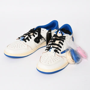 新品未使用 NIKE ナイキ × TRAVIS SCOTT × Fragment Design AIR JORDAN 1 LOW OG SP エアジョーダン1 ロウ DM7866 サイズ10.5 中古 4a004448