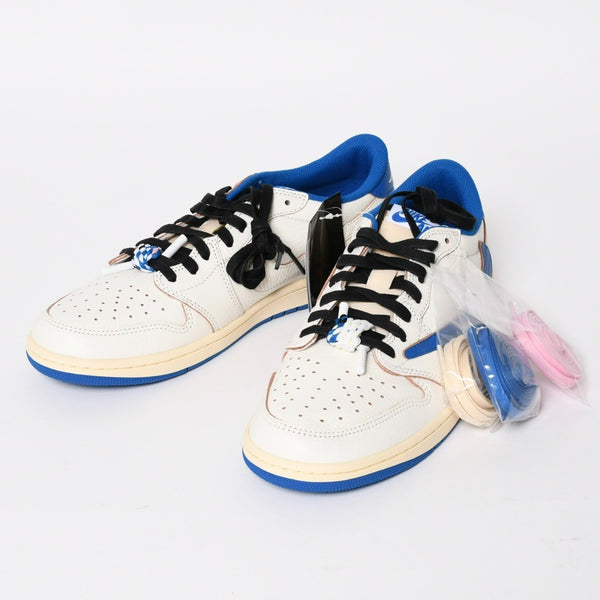 新品未使用 NIKE ナイキ × TRAVIS SCOTT × Fragment Design AIR JORDAN 1 LOW OG SP エアジョーダン1 ロウ DM7866 サイズ10.5 中古 4a004448