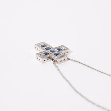 画像をギャラリービューアに読み込む, 極美品 DAMIANI ダミアーニ Belle Epoque ベル エポック ネックレス ジュエリー 18KWG サファイヤ パヴェダイヤ 中古 4a004406