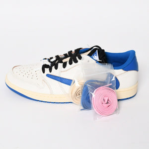 新品未使用 NIKE ナイキ × TRAVIS SCOTT × Fragment Design AIR JORDAN 1 LOW OG SP エアジョーダン1 ロウ DM7866 サイズ10.5 中古 4a004448