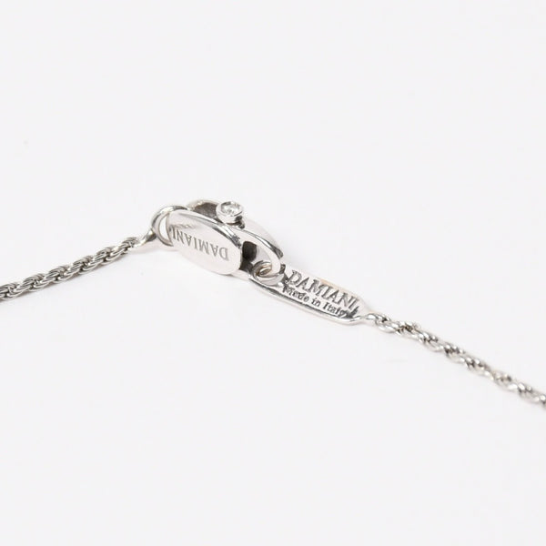Very good condition DAMIANI Belle Epoque Belle Epoque necklace jewelry 18KWG sapphire pave diamond used 4a004406
