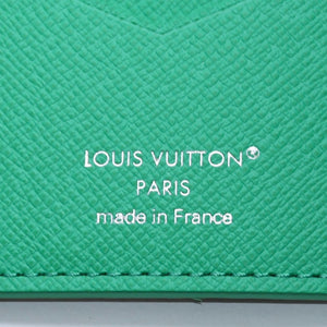新品未使用 LOUIS VUITTON ルイヴィトン パスポートケース クーヴェルテュール パスポール モノグラムキャンバス M14875 グリーン 中古 4a004754