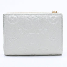 画像をギャラリービューアに読み込む, 極美品 LOUIS VUITTON ルイヴィトン ポルトフォイユ リサ M27767 コンパクトウォレット 二つ折り財布 モノグラムアンプラント ジェイドグリーン 中古 4a004620