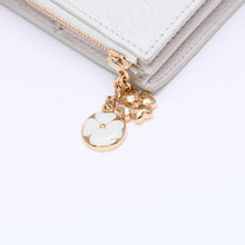 画像をギャラリービューアに読み込む, 極美品 LOUIS VUITTON ルイヴィトン ポルトフォイユ リサ M27767 コンパクトウォレット 二つ折り財布 モノグラムアンプラント ジェイドグリーン 中古 4a004620