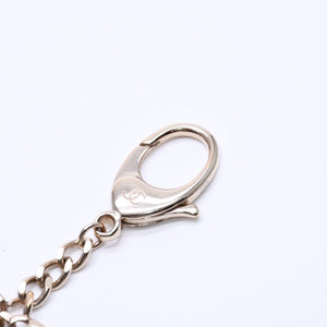 CHANEL シャネル ココマーク キーチャーム キーホルダー パヒューム 重量約31.19g B18B刻印 GP メタル ホワイト ゴールド美品 中古 4a004605
