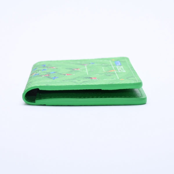 New and unused LOUIS VUITTON Organizer de Poche M26799 Card case Soccer Green Used 4a004751