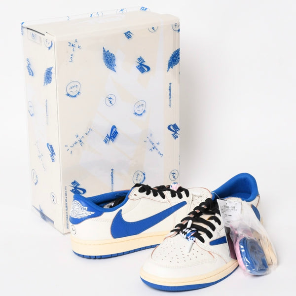 New and unused NIKE × TRAVIS SCOTT × Fragment Design AIR JORDAN 1 LOW OG SP Air Jordan 1 Low DM7866 Size 8.5 Used 4a004455