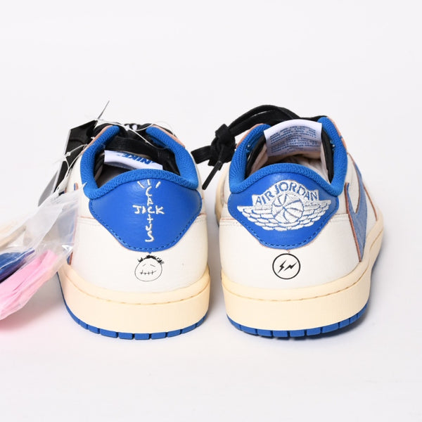 New and unused NIKE × TRAVIS SCOTT × Fragment Design AIR JORDAN 1 LOW OG SP Air Jordan 1 Low DM7866 Size 8.5 Used 4a004455