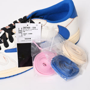 New and unused NIKE × TRAVIS SCOTT × Fragment Design AIR JORDAN 1 LOW OG SP Air Jordan 1 Low DM7866 Size 8.5 Used 4a004455