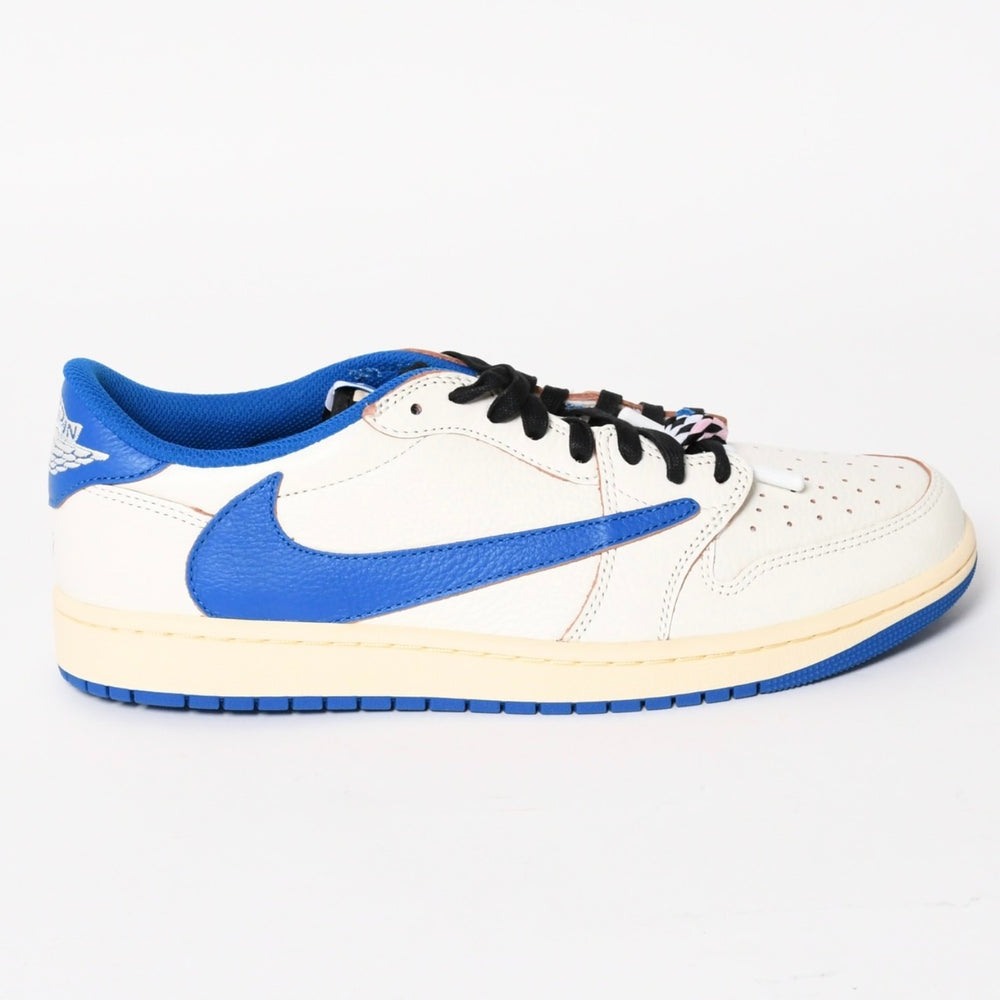 新品未使用 NIKE ナイキ × TRAVIS SCOTT × Fragment Design AIR JORDAN 1 LOW OG SP エアジョーダン1 ロウ DM7866 サイズ10.5 中古 4a004450