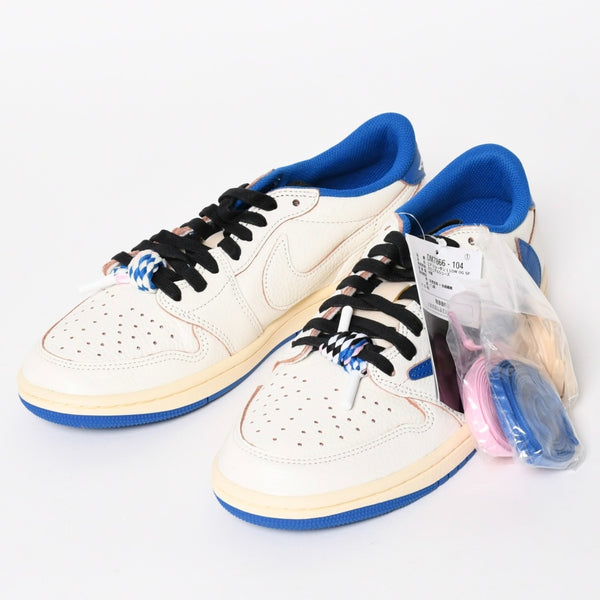 New and unused NIKE × TRAVIS SCOTT × Fragment Design AIR JORDAN 1 LOW OG SP Air Jordan 1 Low DM7866 Size 8.5 Used 4a004455