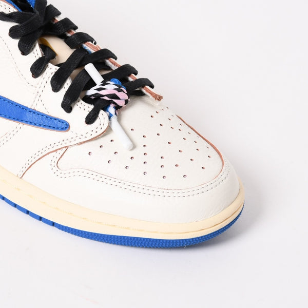 新品未使用 NIKE ナイキ × TRAVIS SCOTT × Fragment Design AIR JORDAN 1 LOW OG SP エアジョーダン1 ロウ DM7866 サイズ10.5 中古 4a004450