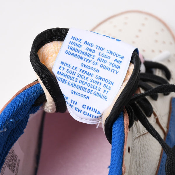 新品未使用 NIKE ナイキ × TRAVIS SCOTT × Fragment Design AIR JORDAN 1 LOW OG SP エアジョーダン1 ロウ DM7866 サイズ10.5 中古 4a004450