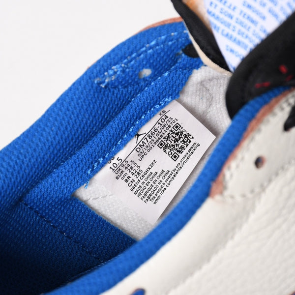 新品未使用 NIKE ナイキ × TRAVIS SCOTT × Fragment Design AIR JORDAN 1 LOW OG SP エアジョーダン1 ロウ DM7866 サイズ10.5 中古 4a004450