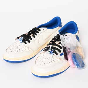 New and unused NIKE × TRAVIS SCOTT × Fragment Design AIR JORDAN 1 LOW OG SP Air Jordan 1 Low DM7866 Size 8.5 Used 4a004455