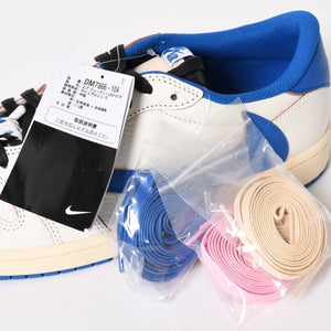新品未使用 NIKE ナイキ × TRAVIS SCOTT × Fragment Design AIR JORDAN 1 LOW OG SP エアジョーダン1 ロウ DM7866 サイズ10.5 中古 4a004450