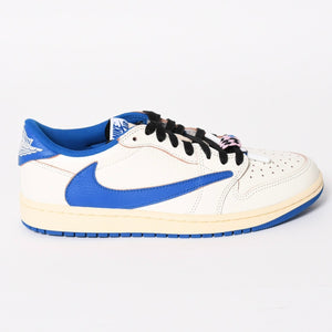 新品未使用 NIKE ナイキ × TRAVIS SCOTT × Fragment Design AIR JORDAN 1 LOW OG SP エアジョーダン1 ロウ DM7866 サイズ8.5 中古 4a004451