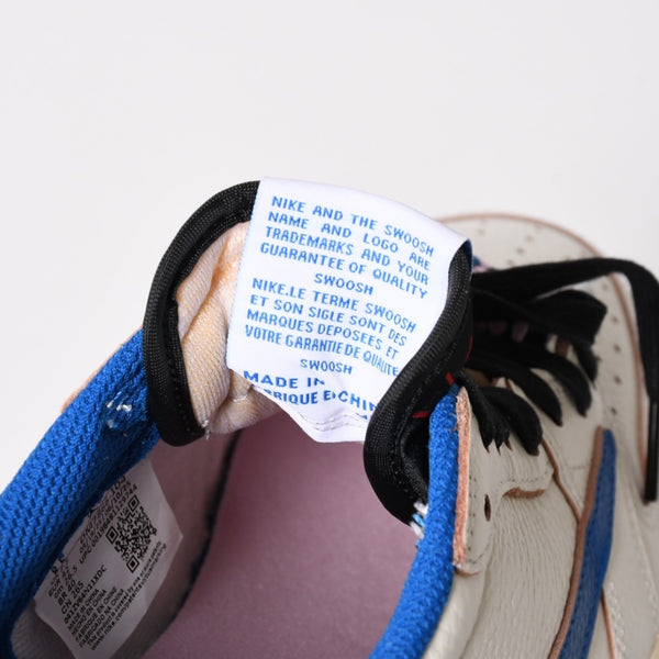 新品未使用 NIKE ナイキ × TRAVIS SCOTT × Fragment Design AIR JORDAN 1 LOW OG SP エアジョーダン1 ロウ DM7866 サイズ8.5 中古 4a004451