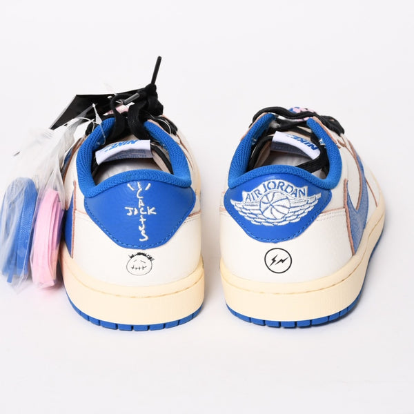 新品未使用 NIKE ナイキ × TRAVIS SCOTT × Fragment Design AIR JORDAN 1 LOW OG SP エアジョーダン1 ロウ DM7866 サイズ8.5 中古 4a004451