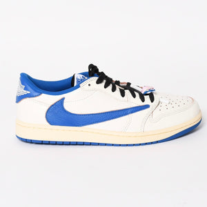 新品未使用 NIKE ナイキ × TRAVIS SCOTT × Fragment Design AIR JORDAN 1 LOW OG SP エアジョーダン1 ロウ DM7866 サイズ10 中古 4a004454