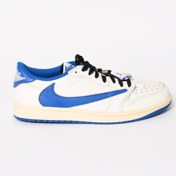 新品未使用 NIKE ナイキ × TRAVIS SCOTT × Fragment Design AIR JORDAN 1 LOW OG SP エアジョーダン1 ロウ DM7866 サイズ10 中古 4a004454