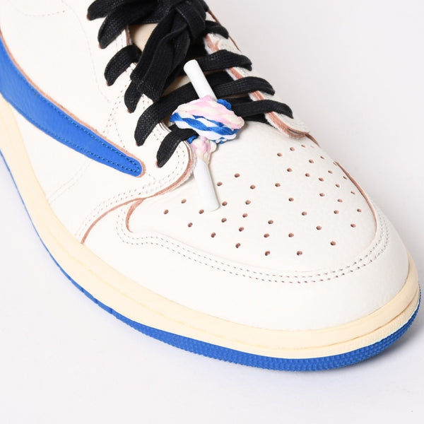 新品未使用 NIKE ナイキ × TRAVIS SCOTT × Fragment Design AIR JORDAN 1 LOW OG SP エアジョーダン1 ロウ DM7866 サイズ10 中古 4a004454