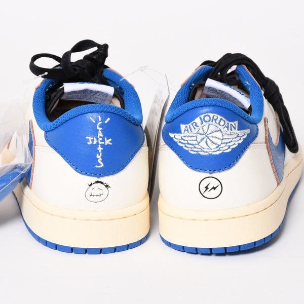 新品未使用 NIKE ナイキ × TRAVIS SCOTT × Fragment Design AIR JORDAN 1 LOW OG SP エアジョーダン1 ロウ DM7866 サイズ10 中古 4a004454