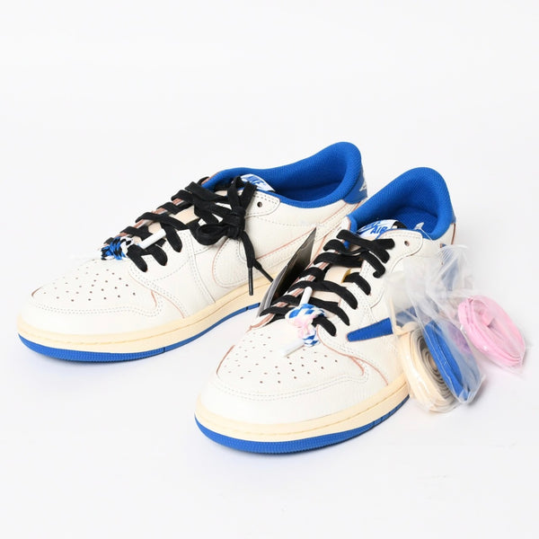 新品未使用 NIKE ナイキ × TRAVIS SCOTT × Fragment Design AIR JORDAN 1 LOW OG SP エアジョーダン1 ロウ DM7866 サイズ10 中古 4a004452
