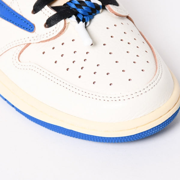 新品未使用 NIKE ナイキ × TRAVIS SCOTT × Fragment Design AIR JORDAN 1 LOW OG SP エアジョーダン1 ロウ DM7866 サイズ10 中古 4a004452