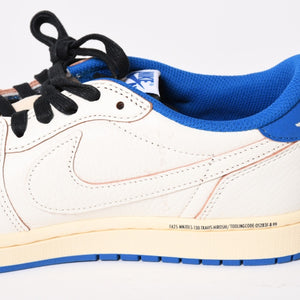 新品未使用 NIKE ナイキ × TRAVIS SCOTT × Fragment Design AIR JORDAN 1 LOW OG SP エアジョーダン1 ロウ DM7866 サイズ10 中古 4a004452