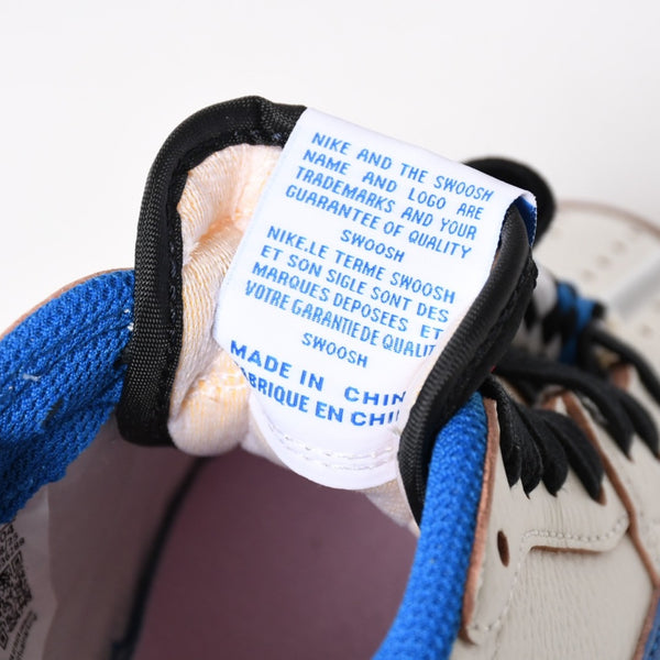 新品未使用 NIKE ナイキ × TRAVIS SCOTT × Fragment Design AIR JORDAN 1 LOW OG SP エアジョーダン1 ロウ DM7866 サイズ10 中古 4a004452