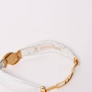 AUDEMARS PIGUET オーデマ ピゲ BAROQUE バロック 腕時計 重量約27.52g 18KYG クォーツ レザー 人工サファイアガラス 美品 中古 4a004460