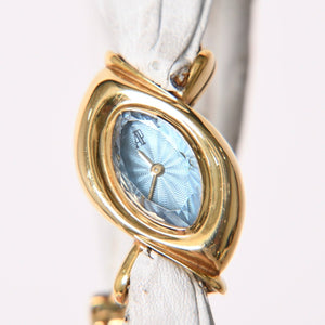 AUDEMARS PIGUET オーデマ ピゲ BAROQUE バロック 腕時計 重量約27.52g 18KYG クォーツ レザー 人工サファイアガラス 美品 中古 4a004460