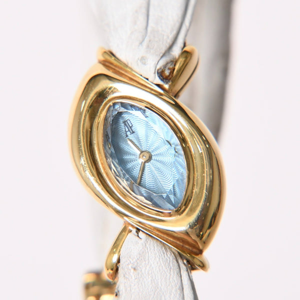 AUDEMARS PIGUET オーデマ ピゲ BAROQUE バロック 腕時計 重量約27.52g 18KYG クォーツ レザー 人工サファイアガラス 美品 中古 4a004460