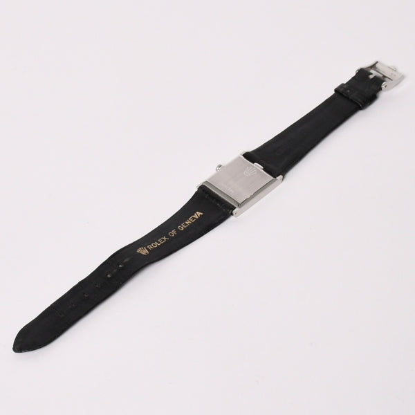 ROLEX ロレックス CELLINI チェリーニ 腕時計 4014 重量約26.25g 18KWG 純正 手巻き ブルーサンレイ文字盤 美品 中古 4a004459