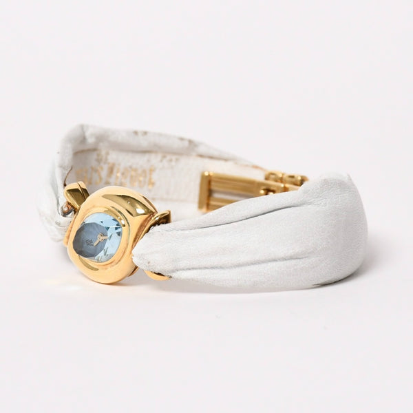 AUDEMARS PIGUET オーデマ ピゲ BAROQUE バロック 腕時計 重量約27.52g 18KYG クォーツ レザー 人工サファイアガラス 美品 中古 4a004460