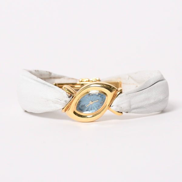 AUDEMARS PIGUET オーデマ ピゲ BAROQUE バロック 腕時計 重量約27.52g 18KYG クォーツ レザー 人工サファイアガラス 美品 中古 4a004460