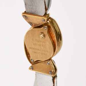 AUDEMARS PIGUET オーデマ ピゲ BAROQUE バロック 腕時計 重量約27.52g 18KYG クォーツ レザー 人工サファイアガラス 美品 中古 4a004460