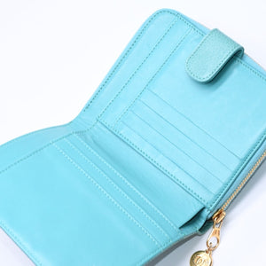 CHANEL Cocomark Wallet Emerald Green Green Round Zipper No. 5 Good Condition Used 4a004465